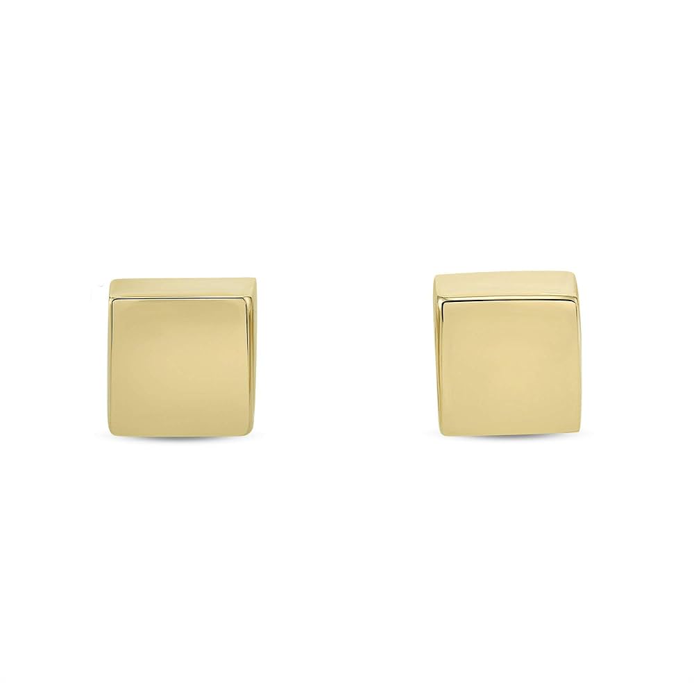 Gold Cube Studs